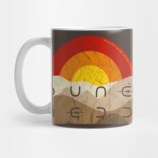 Retro Dune Nerd Sun and Sand by Slightly Unhinged